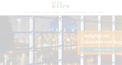Desktop Screenshot of city-tore.de